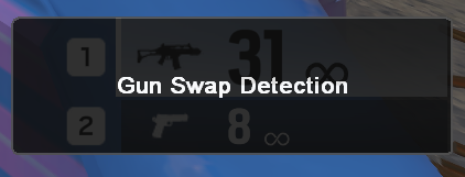 Gun-swap Detection Setup